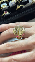 ANILLO PARA MUJER DE ORO 10 REAL SUPER BELLO PARA SALIDA ESPECIAL